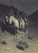 Indian Scouts at Evening (mk43) Frederic Remington